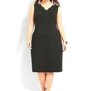 RSVP by Talbots Black Sheath Dress NWT Sz 16WP‎